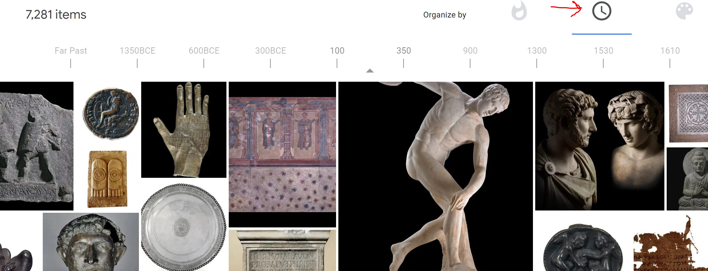 Google Art Timeline